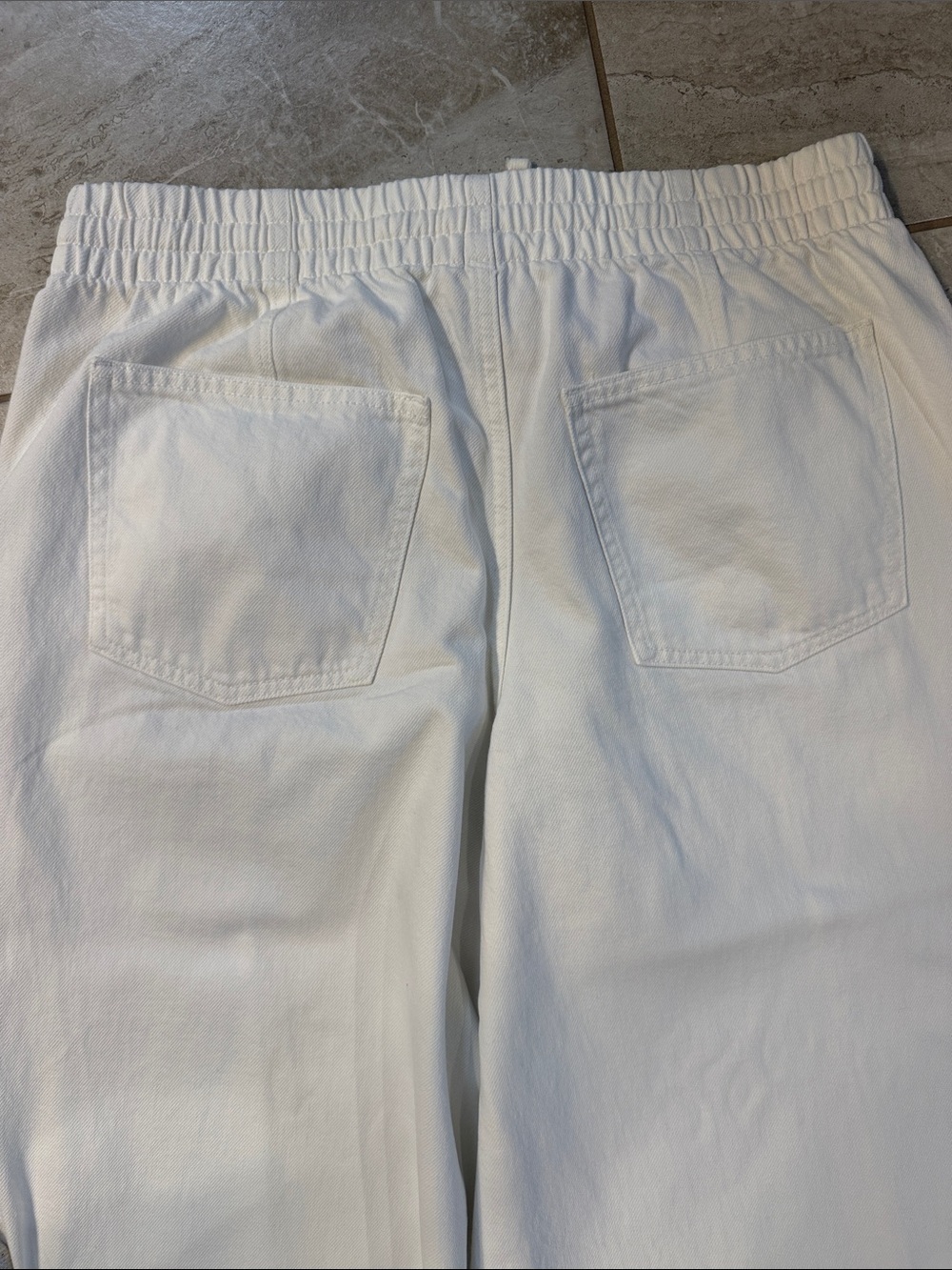 Universal Thread White Wide-Leg Drawstring Pants - Picture 6 of 6
